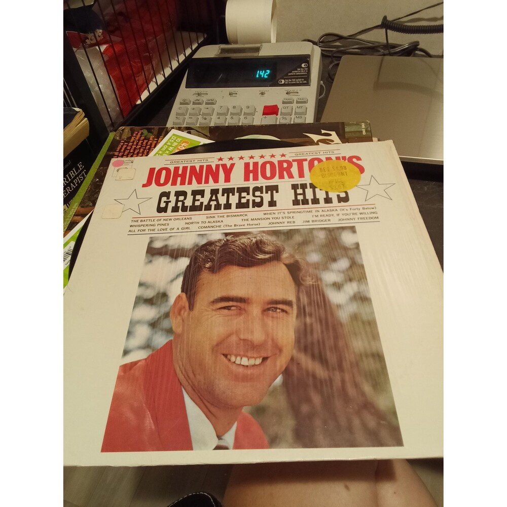 Johnny Horton Greatest Hits Vinyl Record Album - Free Shipping